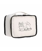 【エースバッグズアンドラゲッジ/ACE BAGS & LUGGAGE】のHAyU × ace. トラベルポーチ S 猫柄 17821 アイボリー|ID: prp329100004842848 ipo3291000000035289185