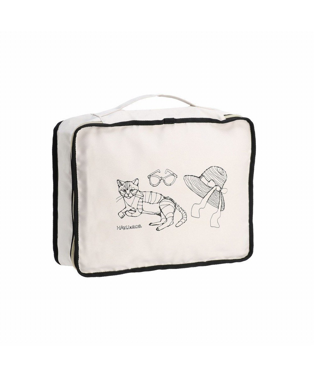 【エースバッグズアンドラゲッジ/ACE BAGS & LUGGAGE】のHAyU × ace. トラベルポーチ Lサイズ 猫柄 17823 人気、トレンドファッション・服の通販 founy(ファニー) ファッション Fashion レディースファッション Fashion for Women ポーチ&ミニバッグ Pouches & Mini Bags スポーツウェア Functional & Stylish Sportswear スポーツバッグ・ジム用ポーチ・バックパック Gym Bag / Sports Backpack / Pouch for Training フィットネス用品・トレーニングアクセサリー Fitness Accessories / Sports Gear / Exercise Equipment アクセサリー Fashion Accessories コラボ Collaboration, Collab シンプル Simple, Minimal スポーツ Sports, Activewear トラベル Travel, Travel Gear ネコ Cat, Feline Motif 猫 Cat, Kitty プリント Print, Printed Pattern ポケット Pocket, Pocket Detail ポーチ Pouch, Small Case モチーフ Motif, Design Theme リュック Backpack, Rucksack リラックス Relax, Relaxed Fit ワイヤー Wire, Wired Bra 再入荷 Restock / Back in Stock 旅行 Travel スーツケース キャリーケース Suitcase / Carry Case ギフト プレゼント Gift / Present other-1|ID: prp329100004842849 ipo3291000000035591900