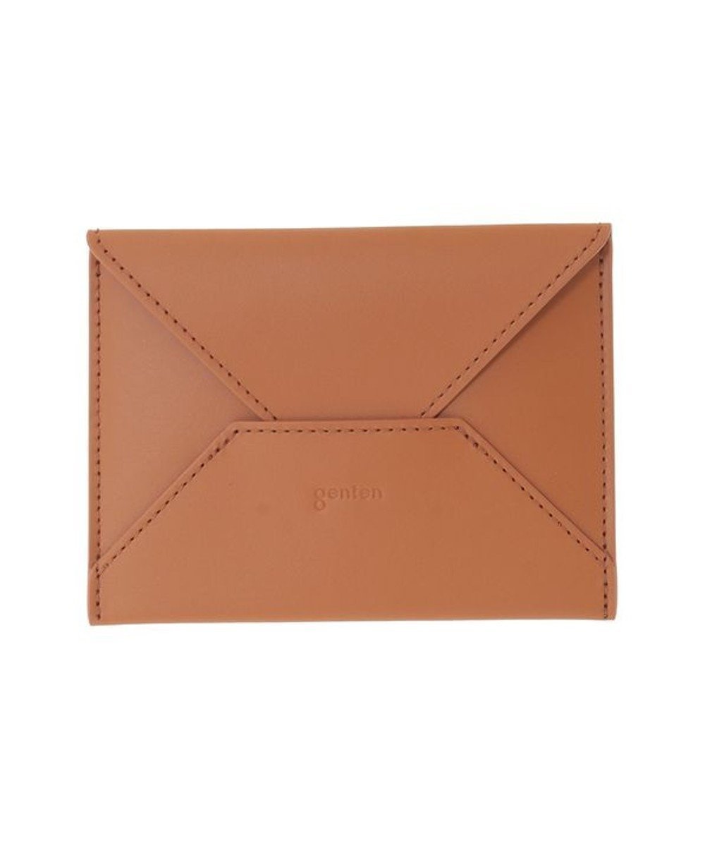 【ゲンテン/genten】のコンパト エンベロープカードホルダー インテリア・キッズ・メンズ・レディースファッション・服の通販 founy(ファニー) 　ファッション　Fashion　レディースファッション　Fashion for Women　ミニ財布・二つ折り財布　Wallets & Card Cases　カードケース/名刺入れ　Card Holders & Business Cases　おすすめ　Recommended / Our Picks　コンパクト　Compact, Small Size　財布　Wallet, Purse　チャ|ID: prp329100004842870 ipo3291000000035816877