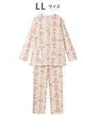 【ワコール/WACOAL】のパジャマ 長袖 長ズボン 綿100%(本体) ミントン レディース NDX541 /ワコール アイボリー|ID: prp329100004842892 ipo3291000000035839708