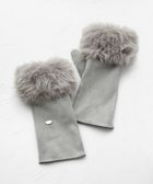 【トッカ/TOCCA】の【百田夏菜子さん着用】FAKE SUEDE FUR HANDWARMER 手袋 ライトグレー系|ID: prp329100004842903 ipo3291000000035604666