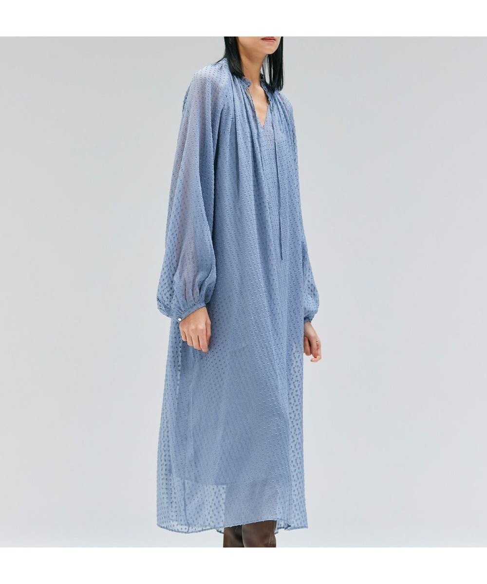 【ベイジ,/BEIGE,】のCALLERRY / シルク混ドットギャザーワンピース 人気、トレンドファッション・服の通販 founy(ファニー) 　ファッション　Fashion　レディースファッション　Fashion for Women　ワンピース　Dresses　カーディガン　Cardigan, Knitwear　ギャザー　Gathered, Ruffled　シルク　Silk, 100% Silk　ジャカード／ジャガード　Jacquard, Woven Pattern　ジャケット　Jacket, Outerwear　デニム　Denim, Jeans Material　ドット　Polka Dot, Dot Pattern　フェミニン　Feminine, Girly　リボン　Ribbon, Bow　リュクス　Luxury, Elegant, High-End, Chic　ワイド　Wide, Wide Fit　A/W・秋冬　Autumn/Winter　S/S・春夏　SS, Spring/Summer, Warm Season　夏　Summer　エレガント 上品　Elegant　 other-1|ID: prp329100004842922 ipo3291000000035289440