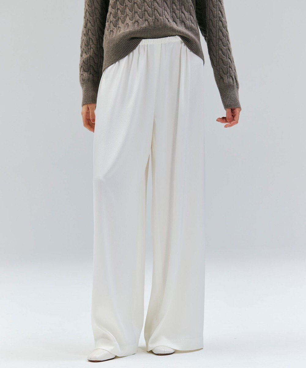 【ベイジ,/BEIGE,】の【洗える】LLOYD / ハンマーサテンイージーワイドパンツ 人気、トレンドファッション・服の通販 founy(ファニー) 　ファッション　Fashion　レディースファッション　Fashion for Women　パンツ　Pants & Trousers　とろみ　Fluid, Flowy Fabric　サテン　Satin, Glossy Fabric　セットアップ　Set-Up, Coordinated Outfit　リュクス　Luxury, Elegant, High-End, Chic　リラックス　Relax, Relaxed Fit　ワイド　Wide, Wide Fit　エレガント 上品　Elegant　夏　Summer　S/S・春夏　SS, Spring/Summer, Warm Season　洗える　Machine Washable　A/W・秋冬　Autumn/Winter　 other-1|ID: prp329100004842923 ipo3291000000035289443