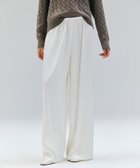 【ベイジ,/BEIGE,】の【洗える】LLOYD / ハンマーサテンイージーワイドパンツ Ecru|ID: prp329100004842923 ipo3291000000035289444