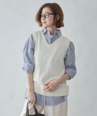 【ウィゴー/WEGO】の【2026春夏】ベーシックニットベスト オフホワイト|ID: prp329100004842953 ipo3291000000035650475