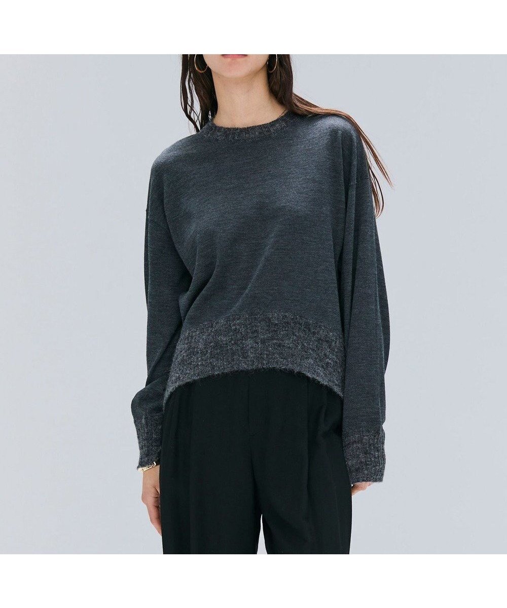 【ベイジ,/BEIGE,】の【洗える】LA MONNAIE / モヘアMIXクルーネックニット インテリア・キッズ・メンズ・レディースファッション・服の通販 founy(ファニー) ファッション Fashion レディースファッション Fashion for Women トップス・カットソー Cut & Sew Tops ニット Knit Tops & Sweaters インナー Innerwear エレガント 上品 Elegant シアー Sheer, See-Through ジャケット Jacket, Outerwear セーター Sweater, Knitwear ベーシック Basic, Essential ボトム Bottoms, Lower Wear ミックス Mix, Mixed Style ロング Long, Long-Length 人気 Popular, Best Seller 定番 Standard, Basic Item 洗える Machine Washable A/W・秋冬 Autumn/Winter Gray|ID: prp329100004842964 ipo3291000000035289596