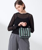 【イザック/Y'SACCS】のマルチストライプ すっきりトート Sサイズ グリーン|ID: prp329100004842974 ipo3291000000035818115