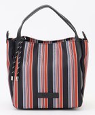 【イザック/Y'SACCS】のマルチストライプ すっきりトート Sサイズ レッド|ID: prp329100004842974 ipo3291000000035818117