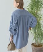 【アメリカンホリック/AMERICAN HOLIC】のシアーバックギャザーリボンシャツ Blue|ID: prp329100004843032 ipo3291000000035467107