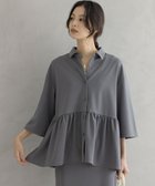 【組曲/KUMIKYOKU】のジョーゼットジャージーボウタイチュニック ブラウス 人気、トレンドファッション・服の通販 founy(ファニー) ファッション Fashion レディースファッション Fashion for Women トップス・カットソー Cut & Sew Tops シャツ・ブラウス・オフィスカジュアル Elegant Blouses & Button-Ups 秋 Autumn 吸水 Absorbent, Quick-Dry ジョーゼット Georgette, Semi-Sheer Fabric ダブル Double, Double-Breasted チュニック Tunic, Long Top ティアード Tiered, Tiered Style ブルゾン Blouson, Bomber Jacket A/W・秋冬 Autumn/Winter おすすめ Recommended / Our Picks thumbnail グレー系|ID: prp329100004843036 ipo3291000000035467114