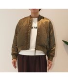 【ジェイプレスヨークストリート/J.PRESS YORK STREET】の【WOMEN】ショート MA-1 カーキ系|ID: prp329100004843050 ipo3291000000035857756