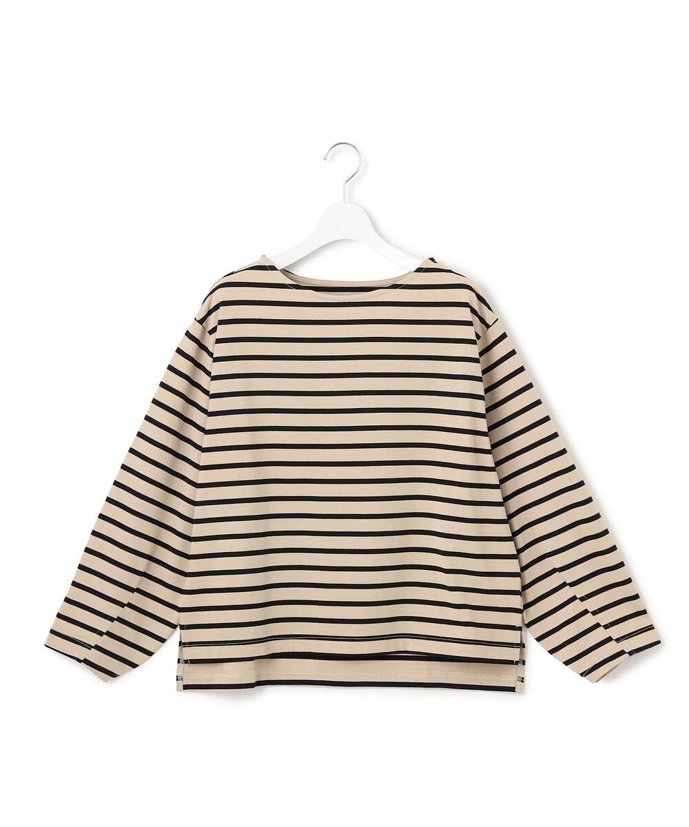 【ジェイプレスヨークストリート/J.PRESS YORK STREET】の【WOMEN】ロングスリーブ ボーダー バスクシャツ インテリア・キッズ・メンズ・レディースファッション・服の通販 founy(ファニー) 　ファッション　Fashion　レディースファッション　Fashion for Women　トップス・カットソー　Cut & Sew Tops　シャツ・ブラウス・オフィスカジュアル　Elegant Blouses & Button-Ups　ロングTシャツ・Tシャツ　Longline T-Shirts & Tees　カットソー・ベーシックTシャツ　Cut-and-Sewn Tops / Stretch Tees & Basics　カットソー　Cut and Sewn Top　カーゴパンツ　Cargo Pants, Utility Pants　クラシック　Classic, Timeless Style　コンパクト　Compact, Small Size　今季　This Season, Current Season　シンプル　Simple, Minimal　スリーブ　Sleeve, Long Sleeve / Short Sleeve　デニム　Denim, Jeans Material　バスク　Basque, Basque Style　バランス　Balance, Style Balance　ファブリック　Fabric, Textile　ボーダー　Border, Stripe　メガネ　Glasses, Eyewear　ロング　Long, Long-Length　A/W・秋冬　Autumn/Winter　ベージュ系1|ID: prp329100004843054 ipo3291000000036260848