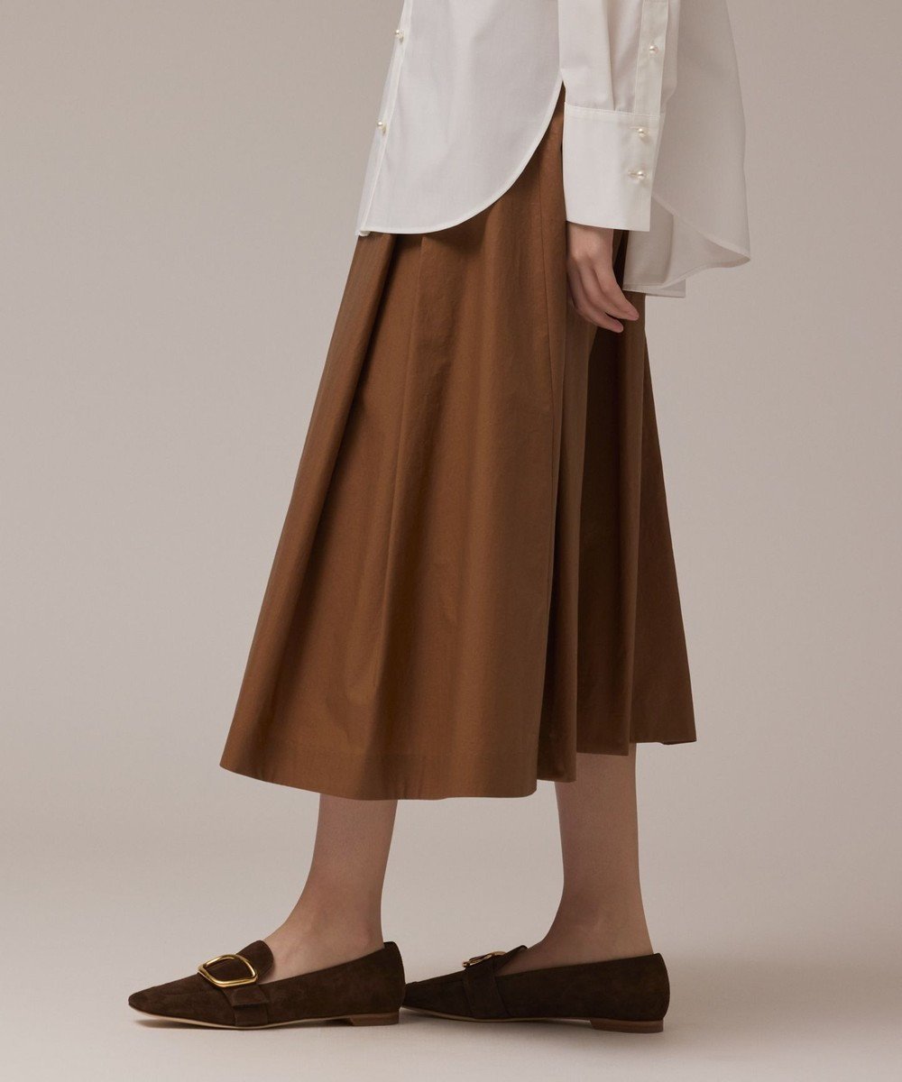 【グレース コンチネンタル/GRACE CONTINENTAL】のコーティングタックスカート インテリア・キッズ・メンズ・レディースファッション・服の通販 founy(ファニー) 　ファッション　Fashion　レディースファッション　Fashion for Women　スカート　Skirts　コーティング　Coating, Coated Finish　シンプル　Simple, Minimal　フレア　Flare, Flared　ロング　Long, Long-Length　秋　Autumn　A/W・秋冬　Autumn/Winter　キャメル|ID: prp329100004843059 ipo3291000000035467218