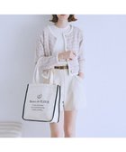 【メゾンドフルール/Maison de FLEUR】のパイピングスクエアトートバッグ Ivory|ID: prp329100004843077 ipo3291000000035619412