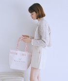 【メゾンドフルール/Maison de FLEUR】のブランドロゴフリルハンドルトートMバッグ Pink|ID: prp329100004843078 ipo3291000000035857766