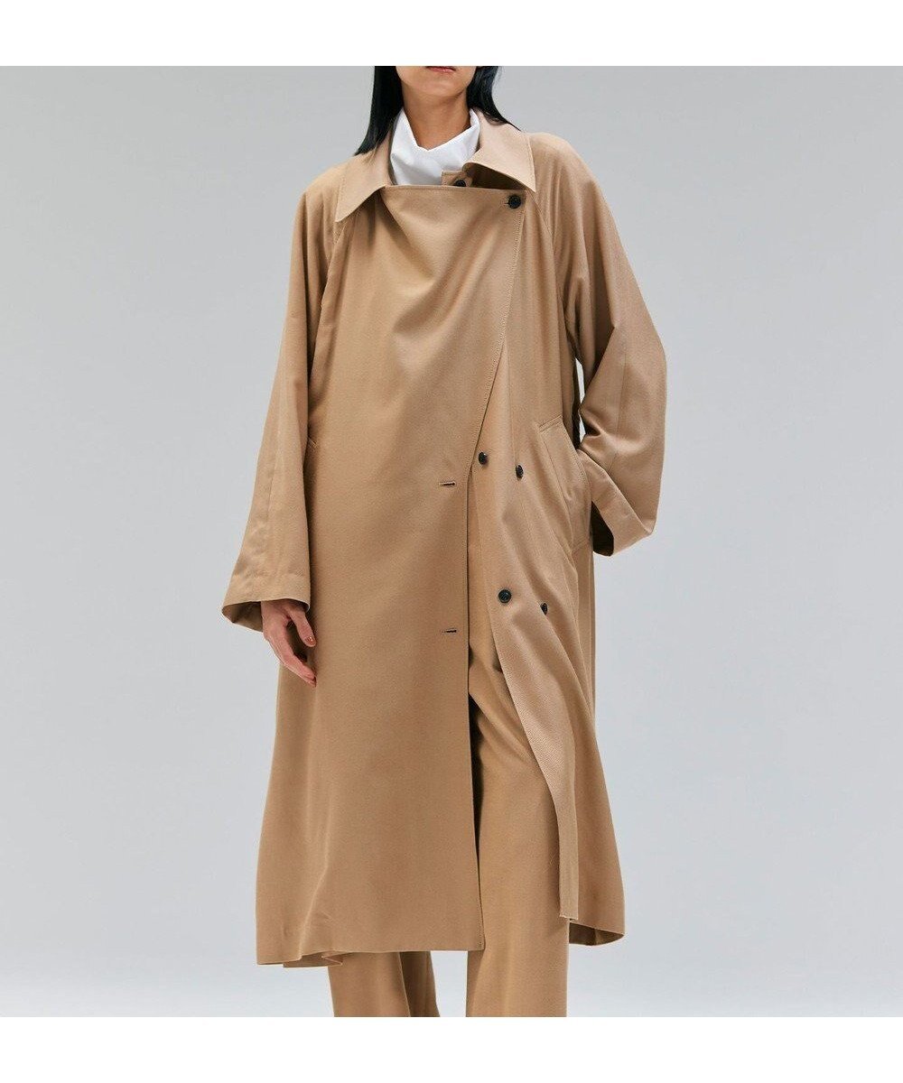 【ベイジ,/BEIGE,】のCOBURN / シルク混ロングステンカラーコート インテリア・キッズ・メンズ・レディースファッション・服の通販 founy(ファニー) 　ファッション　Fashion　レディースファッション　Fashion for Women　アウター　Coat / Outerwear Collection　コート・ロングコート・ピーコート　Long Coats, Peacoats & More　レディースジャケット・軽アウター　Jackets　おすすめ　Recommended / Our Picks　エレガント 上品　Elegant　シルク　Silk, 100% Silk　ジャケット　Jacket, Outerwear　セットアップ　Set-Up, Coordinated Outfit　デニム　Denim, Jeans Material　ドレープ　Drape, Draping Fabric　ロング　Long, Long-Length　A/W・秋冬　Autumn/Winter　Camel|ID: prp329100004843080 ipo3291000000035290000