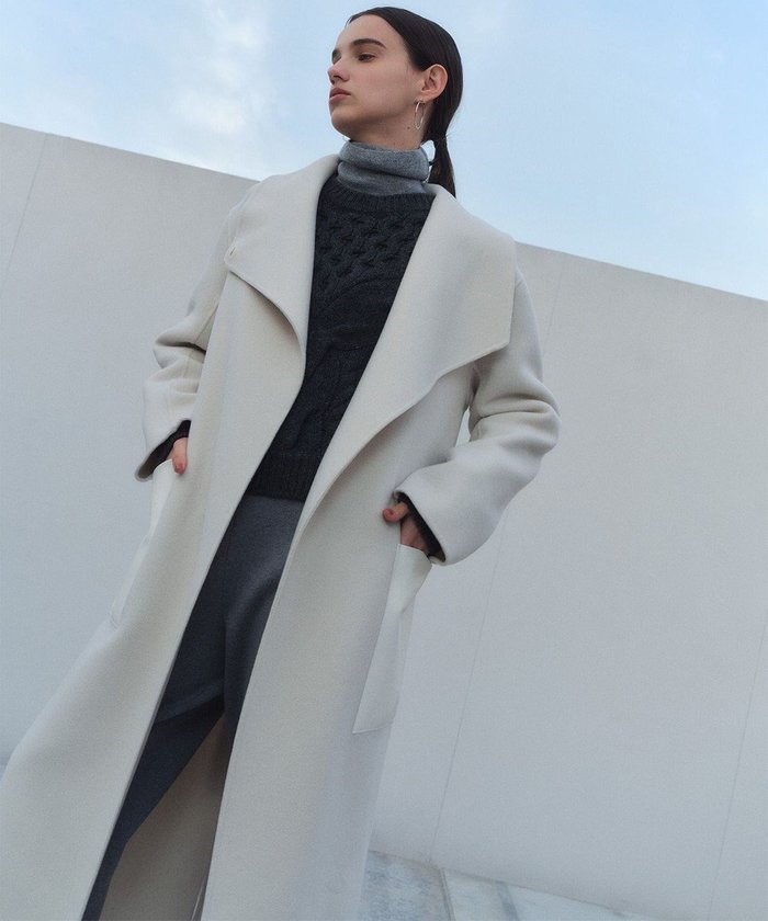 【ベイジ,/BEIGE,】のLEMOORE / ウールリバーフェイクレザーポケット付きコート インテリア・キッズ・メンズ・レディースファッション・服の通販 founy(ファニー) https://founy.com/ ファッション Fashion レディースファッション Fashion for Women アウター Coat / Outerwear Collection コート・ロングコート・ピーコート Long Coats, Peacoats & More レディースジャケット・軽アウター Jackets ガウン Gown, Robe ショルダー Shoulder, Shoulder Strap ジャケット Jacket, Outerwear セットアップ Set-Up, Coordinated Outfit デニム Denim, Jeans Material ドロップ Drop Shoulder, Dropped Style ポケット Pocket, Pocket Detail ラグジュアリー Luxury, Elegant リラックス Relax, Relaxed Fit ロング Long, Long-Length A/W・秋冬 Autumn/Winter |ID: prp329100004843081 ipo3291000000035857841