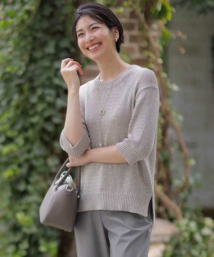 【ジェイ プレス/J.PRESS】のSTARFALL ラメ ニット インテリア・キッズ・メンズ・レディースファッション・服の通販 founy(ファニー) https://founy.com/ ファッション Fashion レディースファッション Fashion for Women トップス・カットソー Cut & Sew Tops ニット Knit Tops & Sweaters インナー Innerwear コンパクト Compact, Small Size シルバー Silver, Metallic Silver ジャケット Jacket, Outerwear セーター Sweater, Knitwear バランス Balance, Style Balance ベーシック Basic, Essential エレガント 上品 Elegant 夏 Summer 秋 Autumn A/W・秋冬 Autumn/Winter |ID: prp329100004843107 ipo3291000000035705432