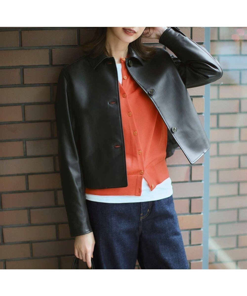 【23区/NIJYUSANKU】のラムレザー ステンカラー ジャケット 人気、トレンドファッション・服の通販 founy(ファニー) ファッション Fashion レディースファッション Fashion for Women アウター Coat / Outerwear Collection レディースジャケット・軽アウター Jackets 2025年 2025 2025-2026秋冬・A/W Autumn/Winter 2025–26 AW25–26 冬 Winter / This Winter クール Cool, Chic コンパクト Compact, Small Size シンプル Simple, Minimal ジャケット Jacket, Outerwear エレガント 上品 Elegant A/W・秋冬 Autumn/Winter other-1|ID: prp329100004843111 ipo3291000000035290106