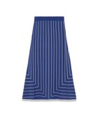 【ジョゼフ/JOSEPH】の【洗える】ジオメトリックジャガード ニットスカート Cobalt / Affogato|ID: prp329100004843130 ipo3291000000035290179