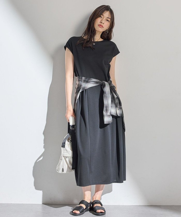 【エニー/ANY】のライトポンチコクーンワンピース インテリア・キッズ・メンズ・レディースファッション・服の通販 founy(ファニー) https://founy.com/ ファッション Fashion レディースファッション Fashion for Women ワンピース Dresses 春 Spring 洗える Machine Washable カーディガン Cardigan, Knitwear ギャザー Gathered, Ruffled シンプル Simple, Minimal ダブル Double, Double-Breasted S/S・春夏 SS, Spring/Summer, Warm Season 夏 Summer エレガント 上品 Elegant |ID: prp329100004843132 ipo3291000000035290183