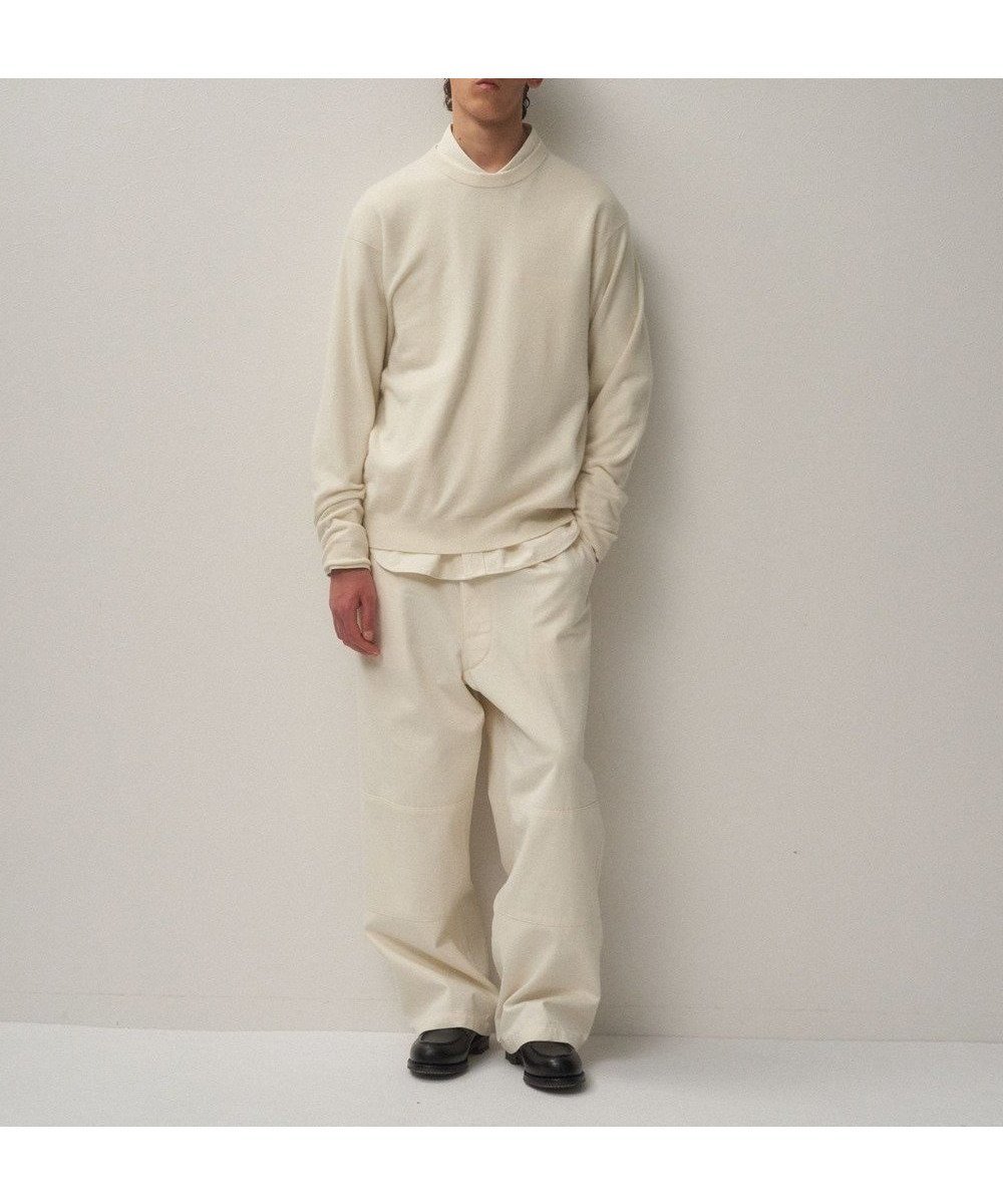 【エイトン/ATON】のHARD WASHED COTTON M-47 パンツ - UNISEX インテリア・キッズ・メンズ・レディースファッション・服の通販 founy(ファニー) 　ファッション　Fashion　レディースファッション　Fashion for Women　パンツ　Pants & Trousers　ユニセックス　Unisex, Genderless　カーゴパンツ　Cargo Pants, Utility Pants　ジャケット　Jacket, Outerwear　ツイル　Twist, Twisted Detail　フランス　France, French　OFF WHITE|ID: prp329100004843136 ipo3291000000035467618
