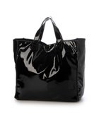 【アンビリオン/UNBILLION】のカシュカシュ cachecache / ソフトエナメルスクエア手提げトート ブラック|ID: prp329100004843251 ipo3291000000035826140