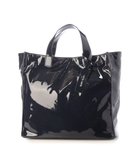 【アンビリオン/UNBILLION】のカシュカシュ cachecache / ソフトエナメルスクエア手提げトート ダークネイビー|ID: prp329100004843251 ipo3291000000035826146