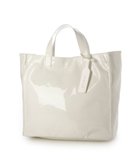 【アンビリオン/UNBILLION】のカシュカシュ cachecache / ソフトエナメルスクエア手提げトート ホワイト|ID: prp329100004843251 ipo3291000000035826166