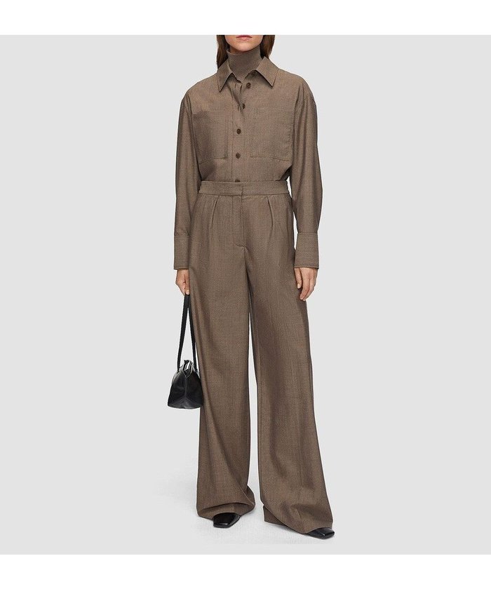 【ジョゼフ/JOSEPH】のライトテーラリング トラウザーズ インテリア・キッズ・メンズ・レディースファッション・服の通販 founy(ファニー) https://founy.com/ ファッション Fashion レディースファッション Fashion for Women パンツ Pants & Trousers なめらか Smooth, Silky Texture ハイライズ High Rise, High Waist リラックス Relax, Relaxed Fit ワイド Wide, Wide Fit A/W・秋冬 Autumn/Winter |ID: prp329100004843257 ipo3291000000035806109