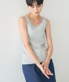 【アメリカンホリック/AMERICAN HOLIC】のラメテレコタンクトップ Light Gray Mixture|ID: prp329100004843274 ipo3291000000035521843