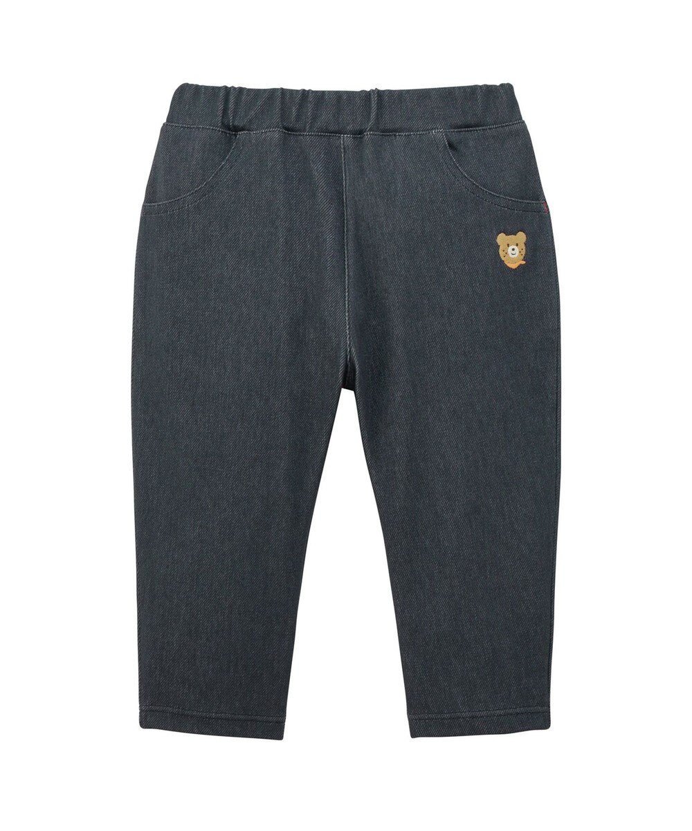 【ミキハウスホットビスケッツ/MIKI HOUSE HOT BISCUITS / KIDS】の【Everyday Series】ワンポイント ストレッチ10分丈パンツ インテリア・キッズ・メンズ・レディースファッション・服の通販 founy(ファニー) 　ファッション　Fashion　キッズファッション　Fashion for Kids　ボトムス　Bottoms　カラフル　Colorful Design　シンプル　Simple, Minimal　ストレッチ　Stretch, Stretchy Fabric　トレーナー　Sweatshirt, Trainer　長袖　Long Sleeve, Full Sleeve　ベビー　Baby, Babywear　ベーシック　Basic, Essential　ポケット　Pocket, Pocket Detail　半袖　Short Sleeve, Half Sleeve　ワンポイント　One Point, Statement Accent　A/W・秋冬　Autumn/Winter　S/S・春夏　SS, Spring/Summer, Warm Season　おすすめ　Recommended / Our Picks　夏　Summer　ギフト プレゼント　Gift / Present　インディゴブルー|ID: prp329100004843289 ipo3291000000035531992