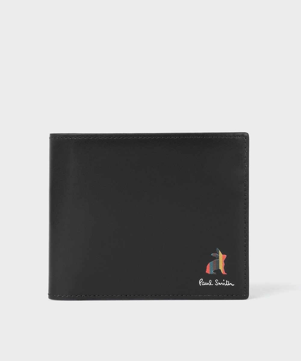 【ポールスミス/Paul Smith / MEN】のマーケトリー ブライトストライプ ラビット 2つ折り財布 インテリア・キッズ・メンズ・レディースファッション・服の通販 founy(ファニー) 　ファッション　Fashion　メンズファッション　Fashion for Men　メンズ　Men's, Menswear　財布　Wallet, Purse　ブラック|ID: prp329100004843329 ipo3291000000035927693