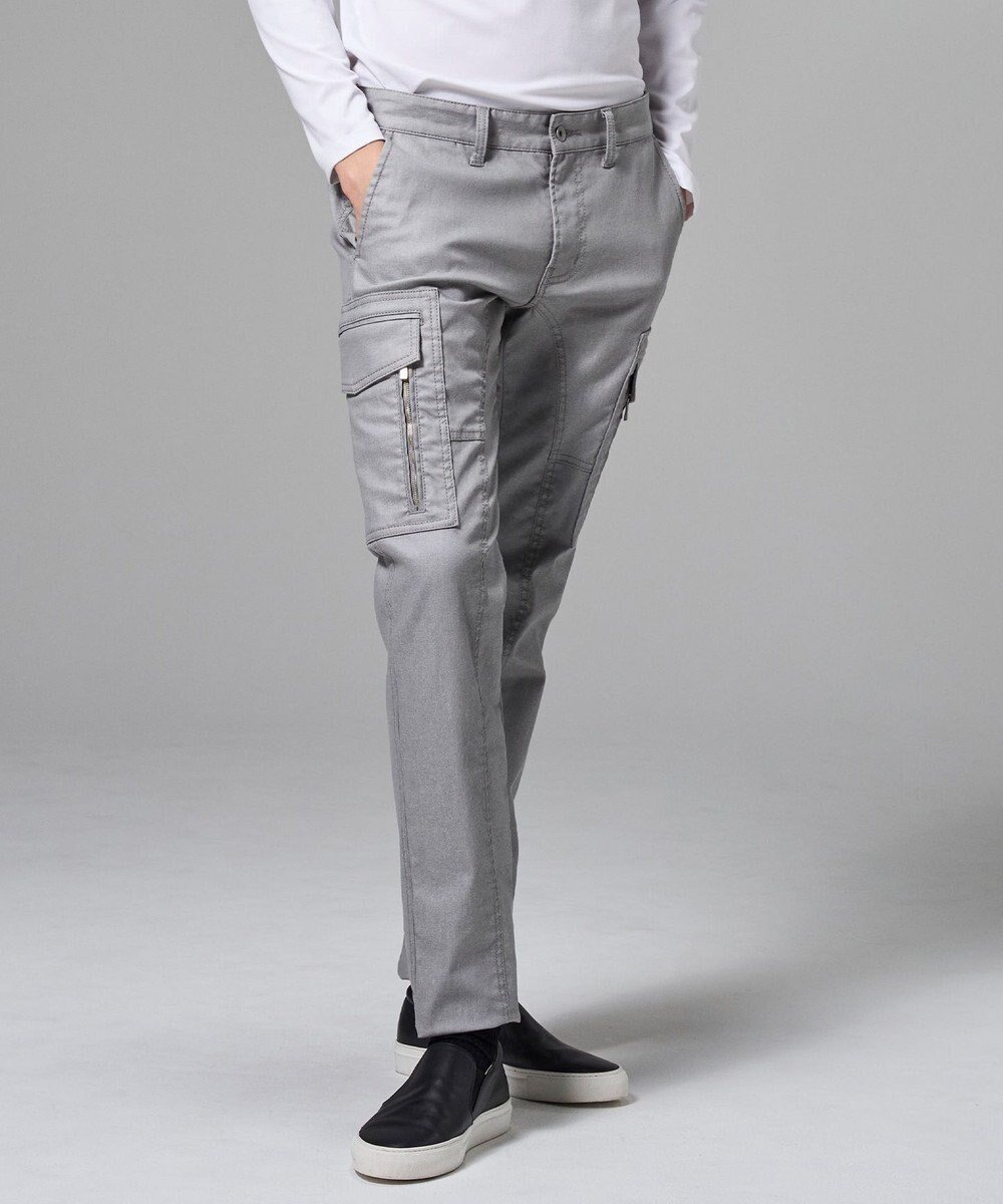 【ジョゼフ オム/JOSEPH HOMME / MEN】の【定番】ハイパワーソフトストレッチ デザインパンツ/ STICK DESIGN インテリア・キッズ・メンズ・レディースファッション・服の通販 founy(ファニー) ファッション Fashion メンズファッション Fashion for Men ボトムス Bottoms シンプル Simple, Minimal ストレッチ Stretch, Stretchy Fabric ストレート Straight, Straight Cut スリム Slim, Slim Fit デニム Denim, Jeans Material 定番 Standard, Basic Item 人気 Popular, Best Seller ポケット Pocket, Pocket Detail ワーク Workwear, Utility Style A/W・秋冬 Autumn/Winter S/S・春夏 SS, Spring/Summer, Warm Season 夏 Summer エレガント 上品 Elegant ライトグレー系|ID: prp329100004843340 ipo3291000000035842784