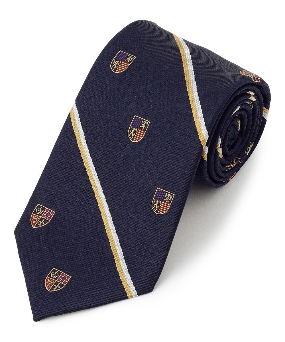 【ジェイ プレス/J.PRESS / MEN】の【VINTAGE JACQUARD COLLECTION】ロイヤルクレスト ネクタイ インテリア・キッズ・メンズ・レディースファッション・服の通販 founy(ファニー) 　ファッション　Fashion　メンズファッション　Fashion for Men　スーツ　Suit, Formalwear　エレガント 上品　Elegant　日本製　Made In Japan　ネイビー系7|ID: prp329100004843347 ipo3291000000035868083