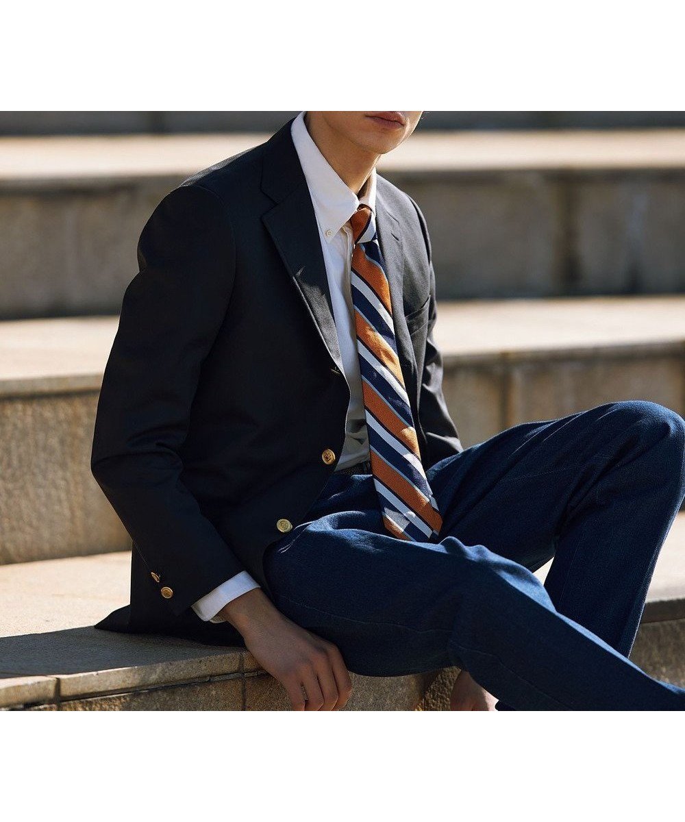 【ジェイ プレス/J.PRESS / MEN】の【定番 / 不朽の名作】ペピンメリノトロピカル ブレザー / 金釦 / 3B / 背抜き / Authentic-Fit インテリア・キッズ・メンズ・レディースファッション・服の通販 founy(ファニー) 　ファッション　Fashion　メンズファッション　Fashion for Men　アウター　Men's Coats Outerwear　テーラードジャケット　Tailored Jackets & Blazers　春　Spring　カットソー　Cut and Sewn Top　クラシック　Classic, Timeless Style　ショルダー　Shoulder, Shoulder Strap　シルク　Silk, 100% Silk　シンプル　Simple, Minimal　ジャケット　Jacket, Outerwear　スーツ　Suit, Formalwear　定番　Standard, Basic Item　なめらか　Smooth, Silky Texture　フィット　Fit, Slim Fit　ボックス　Boxy, Box Shape　別注　Limited Edition, Custom Order　S/S・春夏　SS, Spring/Summer, Warm Season　おすすめ　Recommended / Our Picks　夏　Summer　ネイビー系|ID: prp329100004843349 ipo3291000000035959356