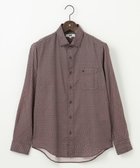 【ジョセフ アブード/JOSEPH ABBOUD / MEN】の【エコ素材】 ヘキサゴンジオメトリックパターン シャツ ワイン系5|ID: prp329100004843356 ipo3291000000035296730