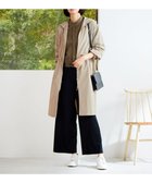 【自由区/JIYU-KU】の【撥水加工・UVケア・洗える】ライトグログランフーデッド コート ベージュ|ID: prp329100004843372 ipo3291000000035790602