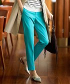 【自由区/JIYU-KU】のコットンサテンテーパード パンツ [新色]ピーコックグリーン系|ID: prp329100004843373 ipo3291000000035569081