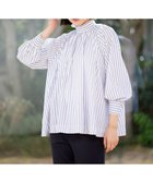 【アンフィーロ 自由区/UNFILO】のイージーケア ギャザーブラウス 人気、トレンドファッション・服の通販 founy(ファニー) ファッション Fashion レディースファッション Fashion for Women トップス・カットソー Cut & Sew Tops シャツ・ブラウス・オフィスカジュアル Elegant Blouses & Button-Ups カフス Cuff Design ギャザー Gathered, Ruffled クラシカル Classical, Vintage-Inspired 吸水 Absorbent, Quick-Dry シャーリング Shirring, Ruched スキッパー Skipper, Open Collar ハイネック High Neck, Mock Neck A/W・秋冬 Autumn/Winter thumbnail ブルーストライプ|ID: prp329100004843384 ipo3291000000035959729