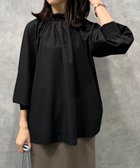 【アンフィーロ 自由区/UNFILO】のイージーケア ギャザーブラウス 人気、トレンドファッション・服の通販 founy(ファニー) ファッション Fashion レディースファッション Fashion for Women トップス・カットソー Cut & Sew Tops シャツ・ブラウス・オフィスカジュアル Elegant Blouses & Button-Ups カフス Cuff Design ギャザー Gathered, Ruffled クラシカル Classical, Vintage-Inspired 吸水 Absorbent, Quick-Dry シャーリング Shirring, Ruched スキッパー Skipper, Open Collar ハイネック High Neck, Mock Neck A/W・秋冬 Autumn/Winter thumbnail [新色]ブラック|ID: prp329100004843384 ipo3291000000035959742
