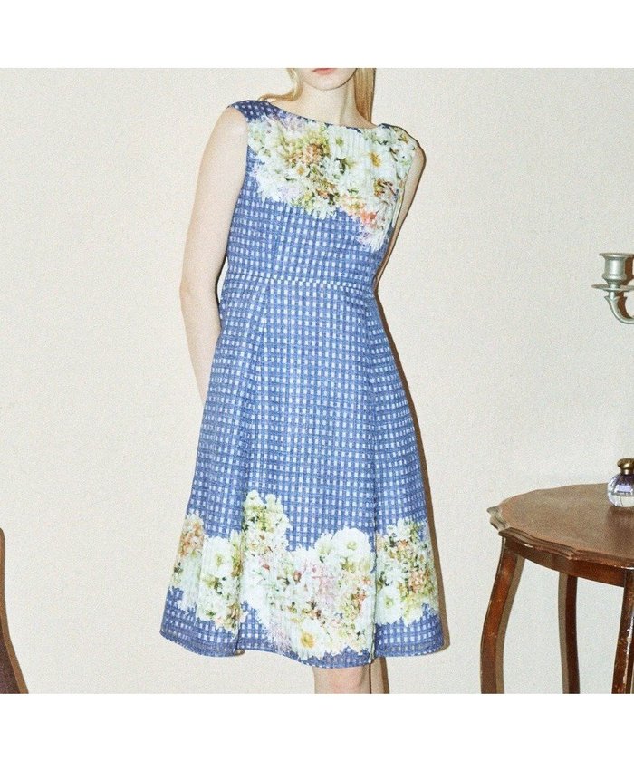 【トッカ/TOCCA】の【Archive Collection】BOUQUET ドレス インテリア・キッズ・メンズ・レディースファッション・服の通販 founy(ファニー) https://founy.com/ ファッション Fashion レディースファッション Fashion for Women ワンピース Dresses フォーマル・パーティードレス・結婚式用ドレス Elegant & Casual Dresses チェック Check, Plaid, Tartan ドレス Dress, One-Piece プリント Print, Printed Pattern 夏 Summer S/S・春夏 SS, Spring/Summer, Warm Season A/W・秋冬 Autumn/Winter |ID: prp329100004843386 ipo3291000000036150659