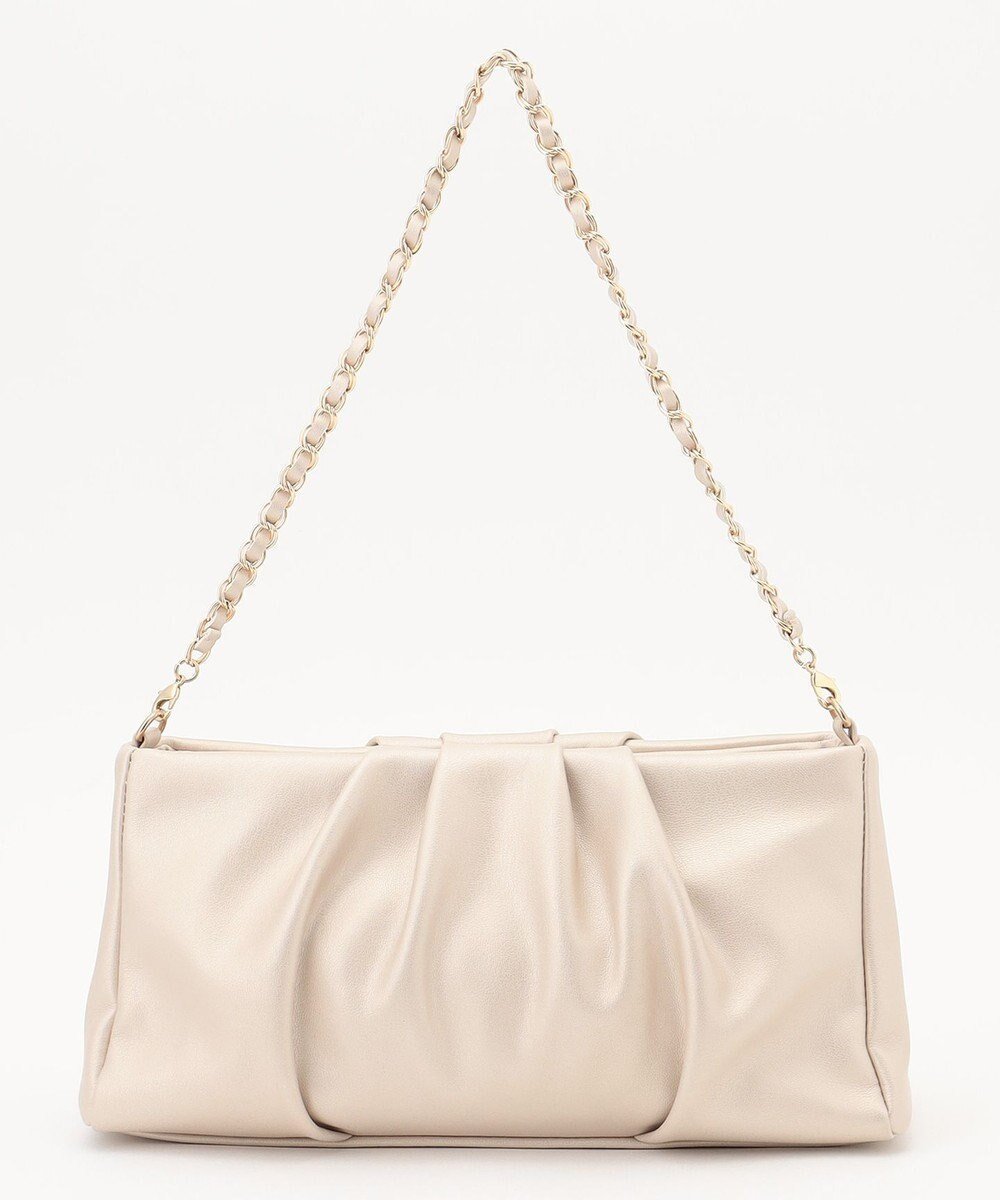 【エニィ スィス/any SiS】の【2WAY】ギャザーチェーンクラッチショルダー バッグ インテリア・キッズ・メンズ・レディースファッション・服の通販 founy(ファニー) ファッション Fashion レディースファッション Fashion for Women バッグ Bags クラッチ Clutch, Clutch Bag スーツ Suit, Formalwear セレモニー Ceremony チェーン Chain, Chain Strap ドレス Dress, One-Piece フォーマル Formal, Dressy 新作・新入荷 New Arrivals / New In シャンパン|ID: prp329100004843389 ipo3291000000036303835