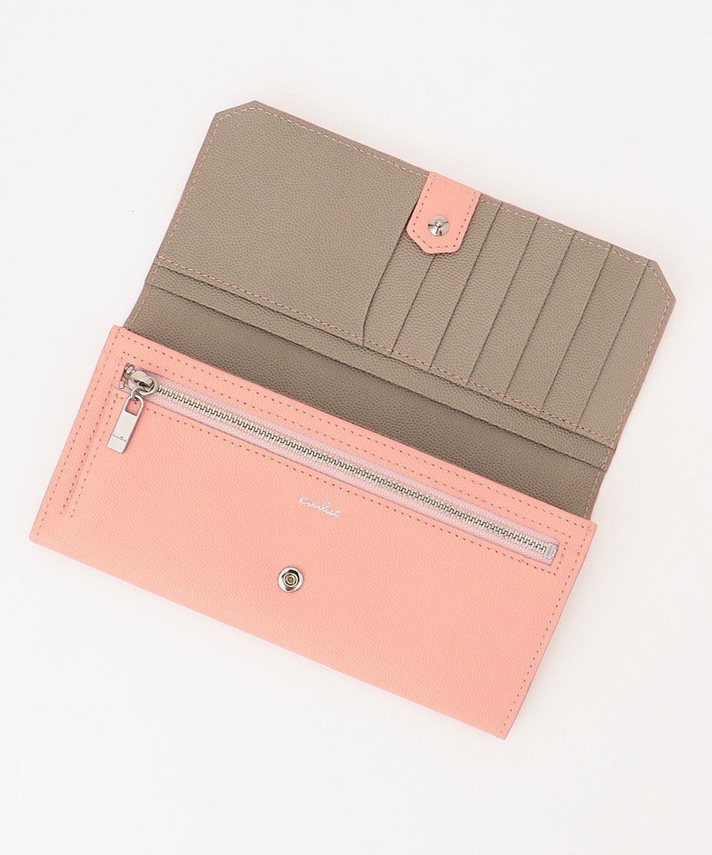 【エアリスト/airlist】の【軽量・バイカラー】薄型長財布 Stella ステラ インテリア・キッズ・メンズ・レディースファッション・服の通販 founy(ファニー) 　ファッション　Fashion　レディースファッション　Fashion for Women　ミニ財布・二つ折り財布　Wallets & Card Cases　軽量　Lightweight, Ultra Light　財布　Wallet, Purse　ダブル　Double, Double-Breasted　人気　Popular, Best Seller　ポケット　Pocket, Pocket Detail　サーモンピンク×トープ|ID: prp329100004843408 ipo3291000000035297968