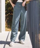 【自由区/JIYU-KU】の【カタログ掲載・洗える】フルダルスパンマイクロピーチワイドストレート パンツ 人気、トレンドファッション・服の通販 founy(ファニー) ファッション Fashion レディースファッション Fashion for Women パンツ Pants & Trousers なめらか Smooth, Silky Texture シンプル Simple, Minimal ストレート Straight, Straight Cut ドレープ Drape, Draping Fabric バランス Balance, Style Balance ピーチ Peach, Soft Touch ワイド Wide, Wide Fit 夏 Summer 春 Spring S/S・春夏 SS, Spring/Summer, Warm Season 洗える Machine Washable thumbnail インク|ID: prp329100004843412 ipo3291000000036113788