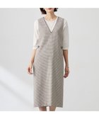 【ジェイ プレス/J.PRESS】の【洗える】Calameraリングメッシュ ジャンパースカート ブラウンMIX系|ID: prp329100004843423 ipo3291000000035519445