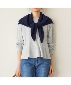 【23区/NIJYUSANKU】 【SLOW/一部店舗限定】好評につき追加生産!ハイゲージテリー スウェット デザイン カットソー人気、トレンドファッション・服の通販 founy(ファニー) ファッション Fashion レディースファッション Fashion for Women トップス・カットソー Cut & Sew Tops シャツ・ブラウス・オフィスカジュアル Elegant Blouses & Button-Ups レディースパーカー・カジュアルフーディー Casual Hoodies & Sweatshirts ロングTシャツ・Tシャツ Longline T-Shirts & Tees スウェット・クルーネックトップス Sweatshirts & Crewnecks / Relaxed Fit Sweat Tops カットソー・ベーシックTシャツ Cut-and-Sewn Tops / Stretch Tees & Basics 春 Spring カットソー Cut and Sewn Top コンパクト Compact, Small Size ジャケット Jacket, Outerwear スウェット / スエット Sweatshirt, Sweatwear デニム Denim, Jeans Material フレア Flare, Flared リラックス Relax, Relaxed Fit ループ Loop, Loop Knit ワイド Wide, Wide Fit S/S・春夏 SS, Spring/Summer, Warm Season 夏 Summer エレガント 上品 Elegant |ID:prp329100004843424