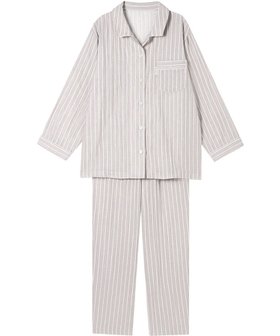 【ワコール 睡眠科学/wacoal suimin】のパジャマ 長袖 長ズボン 綿100%(本体) 二重ガーゼ 通気性 上下セット 前開き メンズパジャマあり(YGX571) レディース YDX570 睡眠科学/ワコール 人気、トレンドファッション・服の通販 founy(ファニー) ファッション Fashion レディースファッション Fashion for Women トップス・カットソー Cut & Sew Tops 長袖 Long Sleeve, Full Sleeve パジャマ Pajamas, Sleepwear ボトム Bottoms, Lower Wear メンズ Men's, Menswear |ID:prp329100004843425