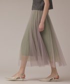 【グレース コンチネンタル/GRACE CONTINENTAL】のチュールリバーシブルスカート ベージュ|ID: prp329100004843431 ipo3291000000035298532