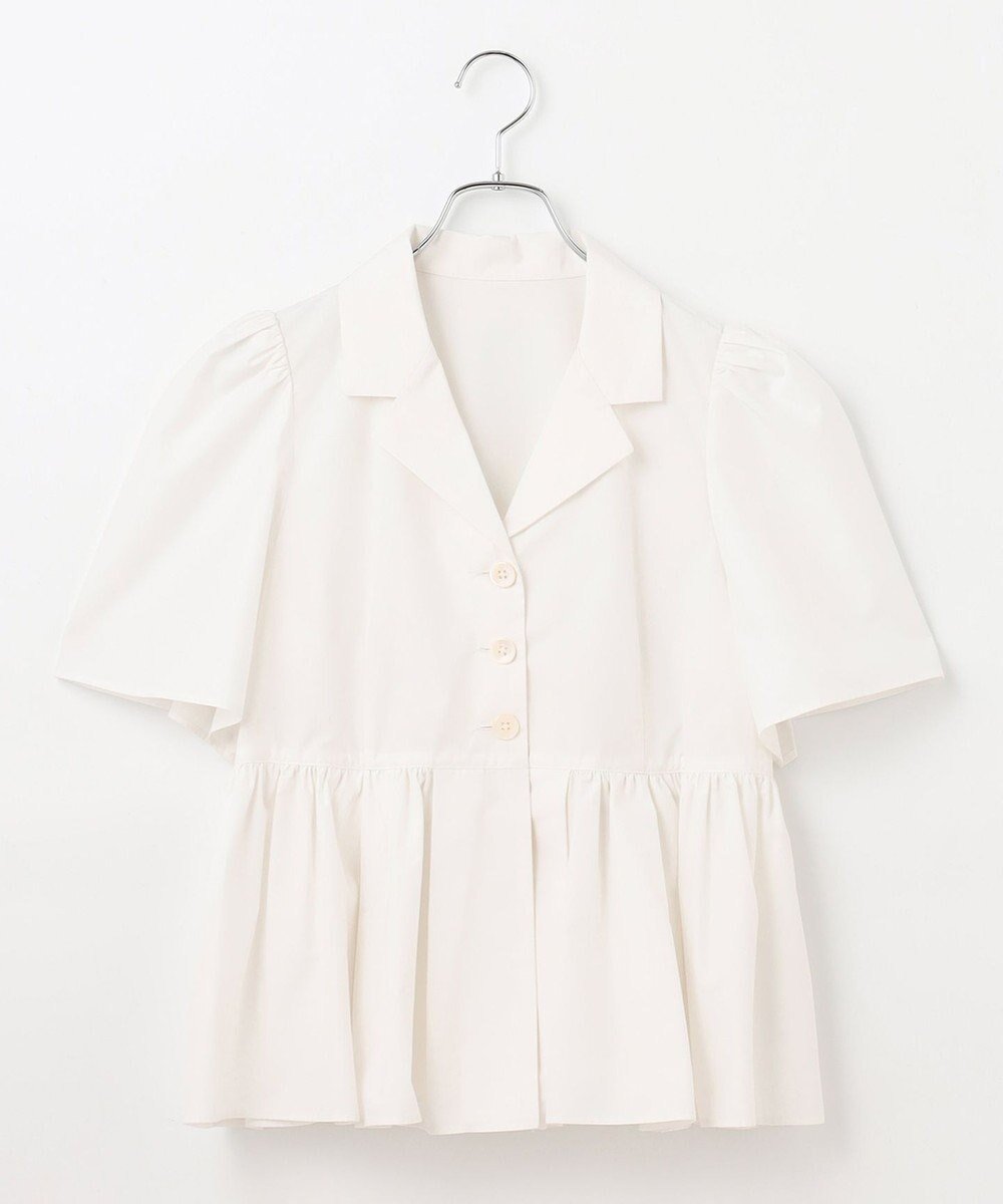 【ハッシュニュアンス/#Newans】の【セレモニーにも】オープンカラーペプラムブラウス 人気、トレンドファッション・服の通販 founy(ファニー) ファッション Fashion レディースファッション Fashion for Women トップス・カットソー Cut & Sew Tops シャツ・ブラウス・オフィスカジュアル Elegant Blouses & Button-Ups ギャザー Gathered, Ruffled クラシカル Classical, Vintage-Inspired クラシック Classic, Timeless Style スリーブ Sleeve, Long Sleeve / Short Sleeve セレモニー Ceremony ペプラム Peplum, Flared Hem 夏 Summer 春 Spring S/S・春夏 SS, Spring/Summer, Warm Season 洗える Machine Washable other-1|ID: prp329100004843440 ipo3291000000035771469